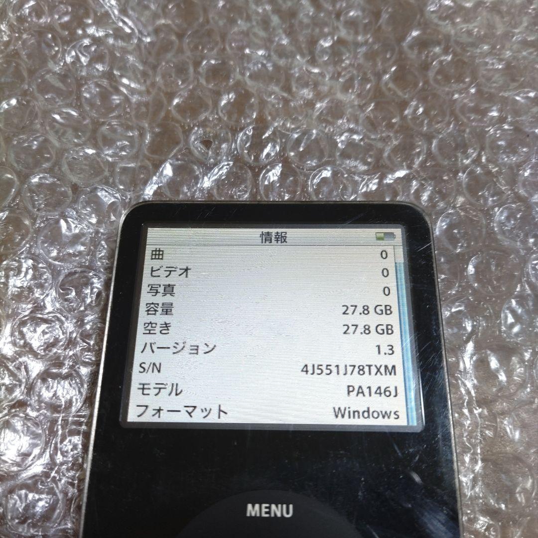 アイポッドクラシック PA146J A1136 30GB 管理ナンバー608
