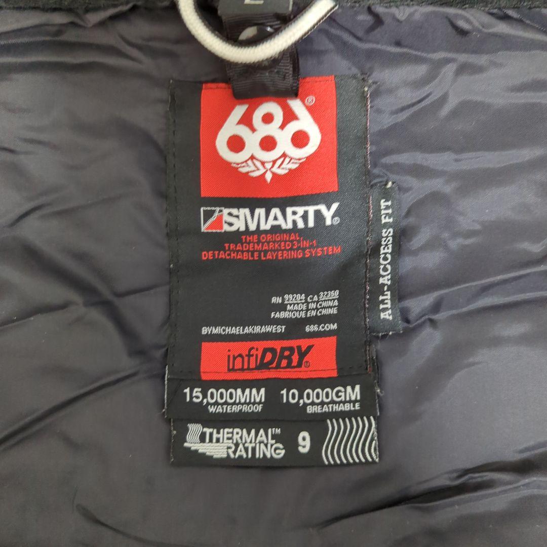686 six eight six7 スノボウェア ベスト SMARTY L