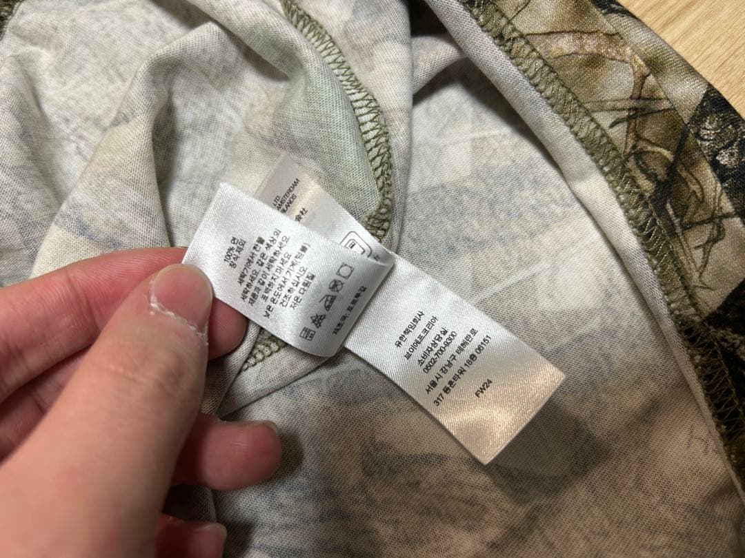 supreme small box logo tee camo リアルツリー