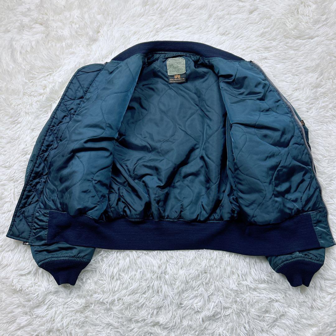 90s USA製 アルファインダストリーズ　MA-1 グランドクルー IDEAL