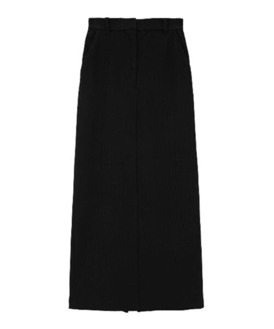 《タグ付》CLANE クラネ RIB STRIPE STRAIGHT SKIRT