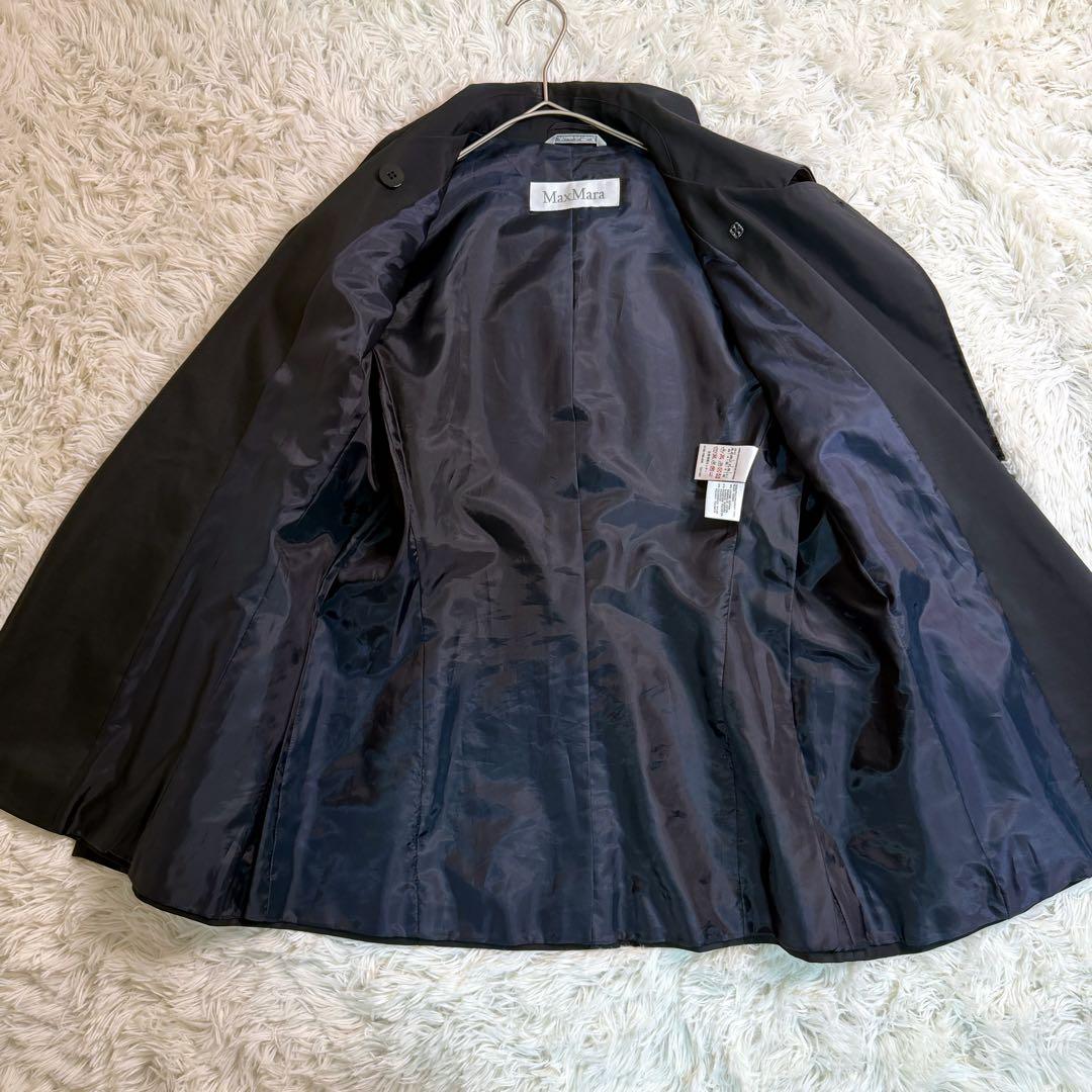 MaxMara マックスマーラ スプリングコート 白タグ イタリア製 ベルト付き