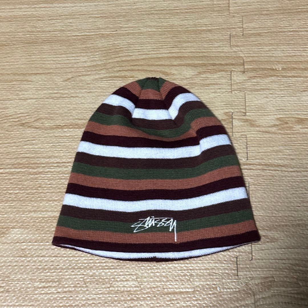 2025AW STUSSY ビーニー スカルキャップ ニット帽