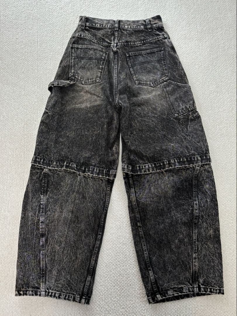 MEDI 2WAY REMOVE DENIM PANTS ブラウン 25インチ