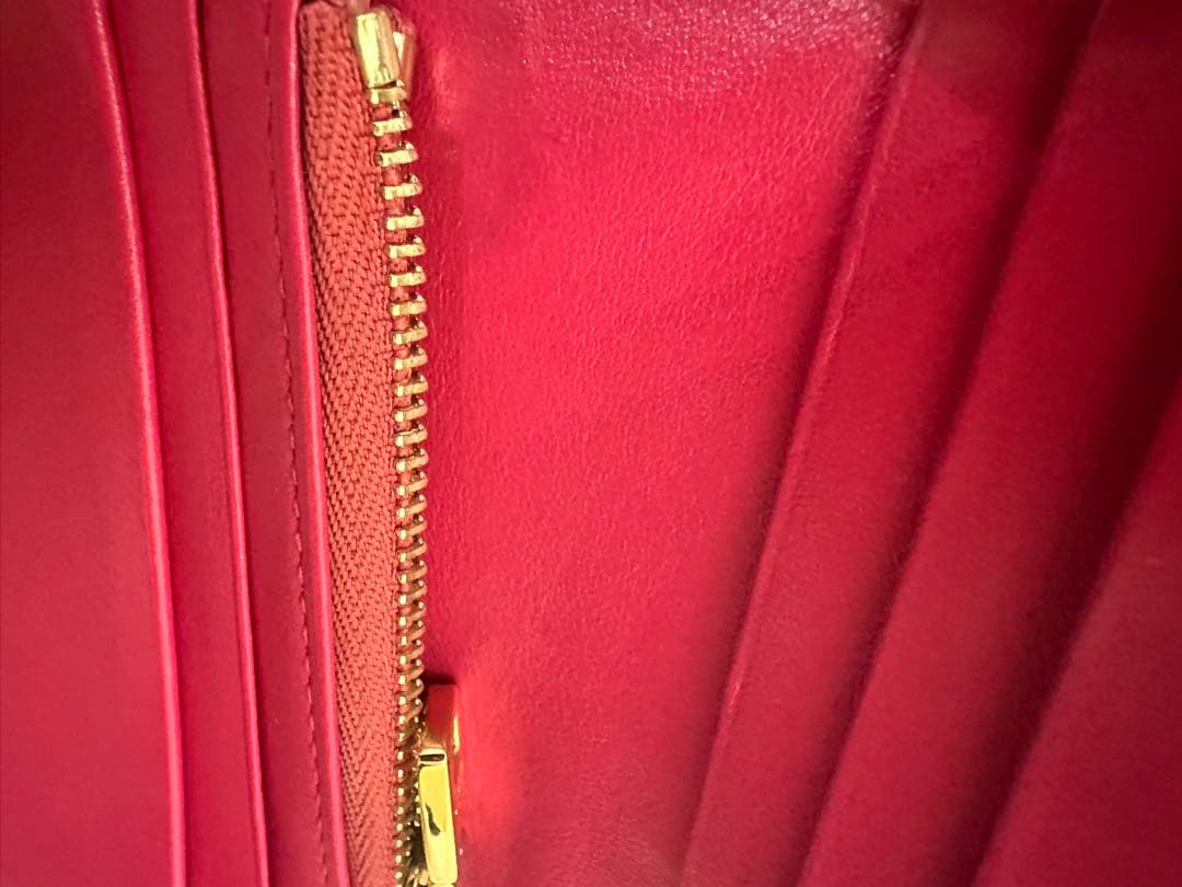 moon DOLCE&GABBANA レザー二つ折り財布レディース ピンク