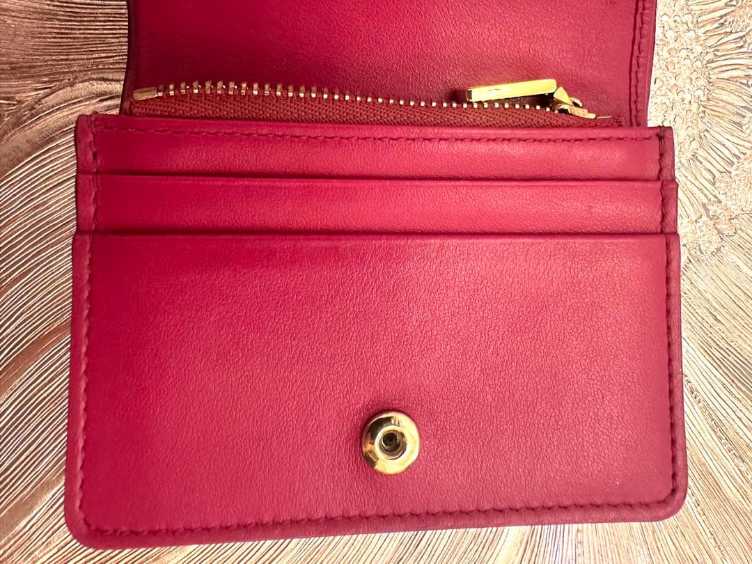 moon DOLCE&GABBANA レザー二つ折り財布レディース ピンク