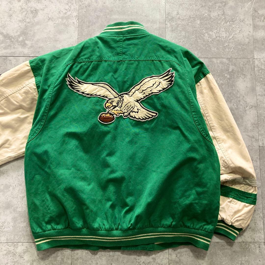 【90s】MIRAGE 75周年EAGLES 中綿 ブルゾン コットンスタジャン