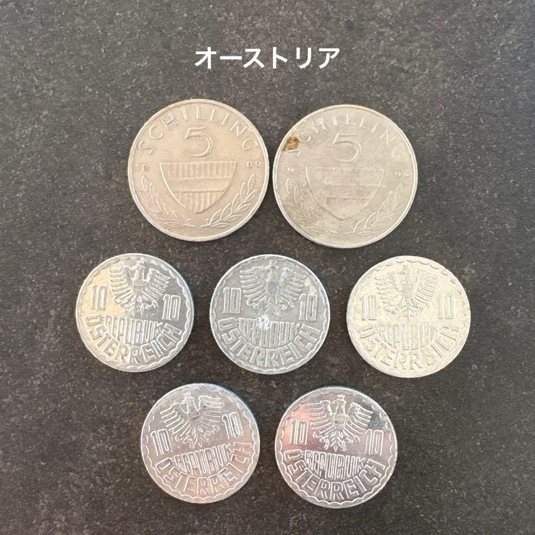 海外古銭・旧貨幣 22カ国まとめ売り