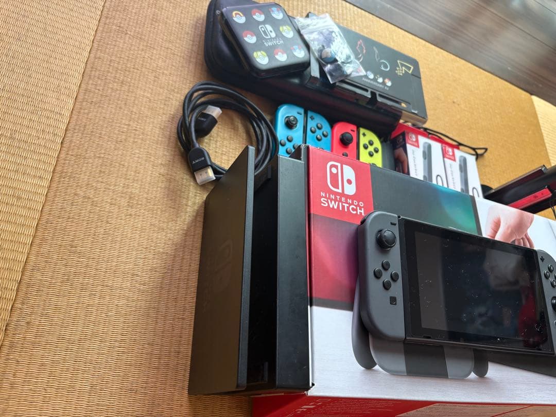 Nintendo Switch 本体 グレー 付属品多数