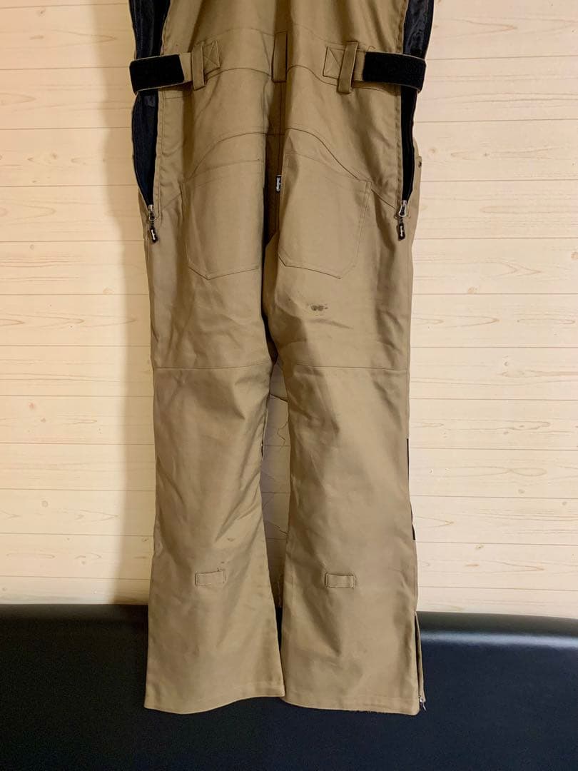 NAMELESSAGE ネームレスエイジ ベージュ オーバーオール ビブパンツ