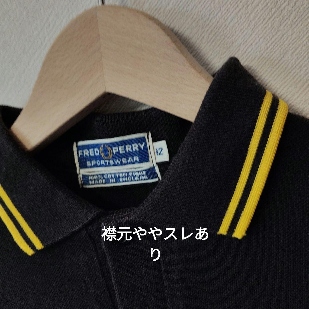 Fred Perry 12 黒 金М相当