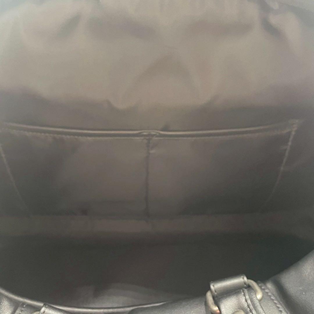 【未使用級】 DIESEL ボストンバッグ 2way 大容量 ブラック 黒
