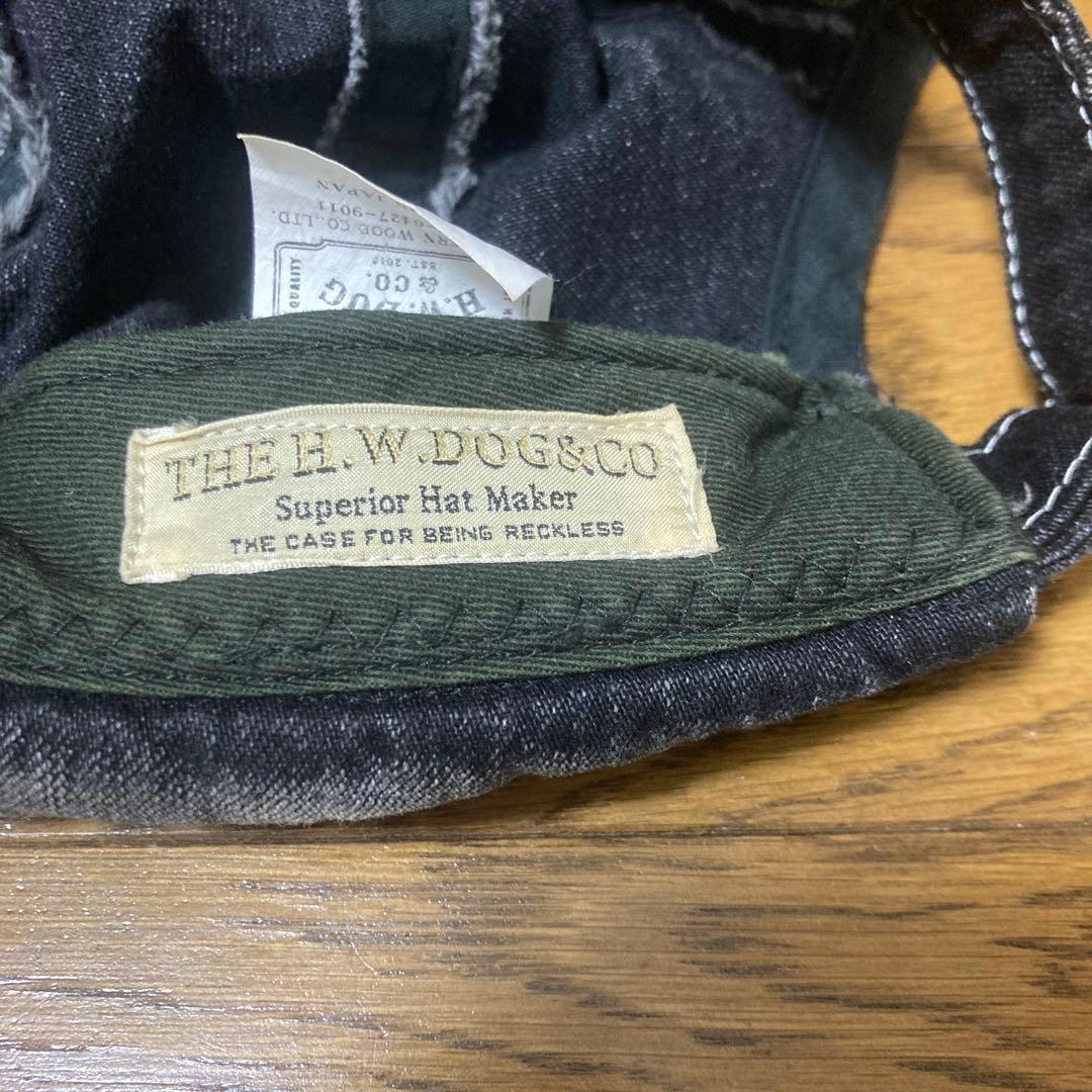 帽子 THE H.W.DOG&CO WASH DENIM ROLL CAP