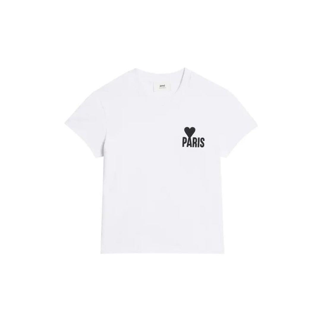 【AMI Paris】 ド・クールTシャツ White XS