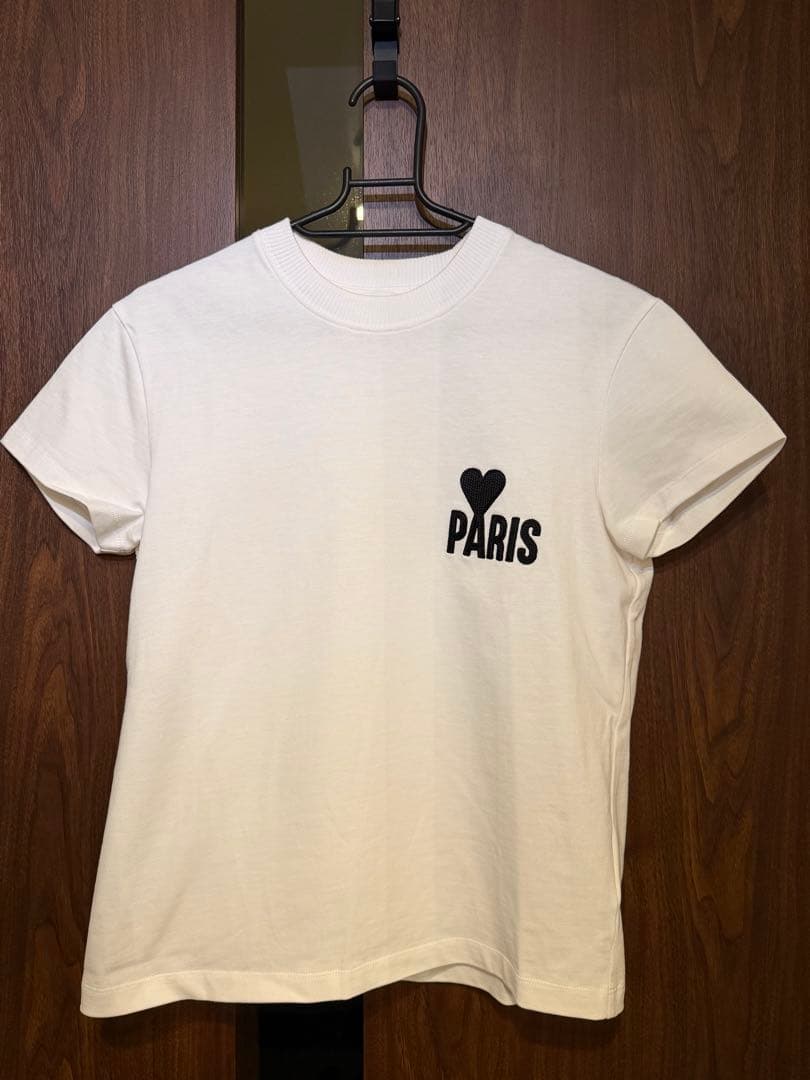 【AMI Paris】 ド・クールTシャツ White XS