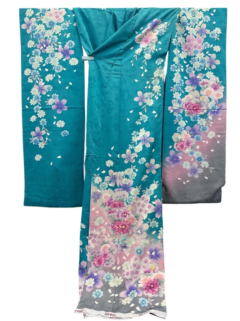 p*a様 正絹 振袖 金駒 紋意匠 anan 未仕立て品 仮絵羽