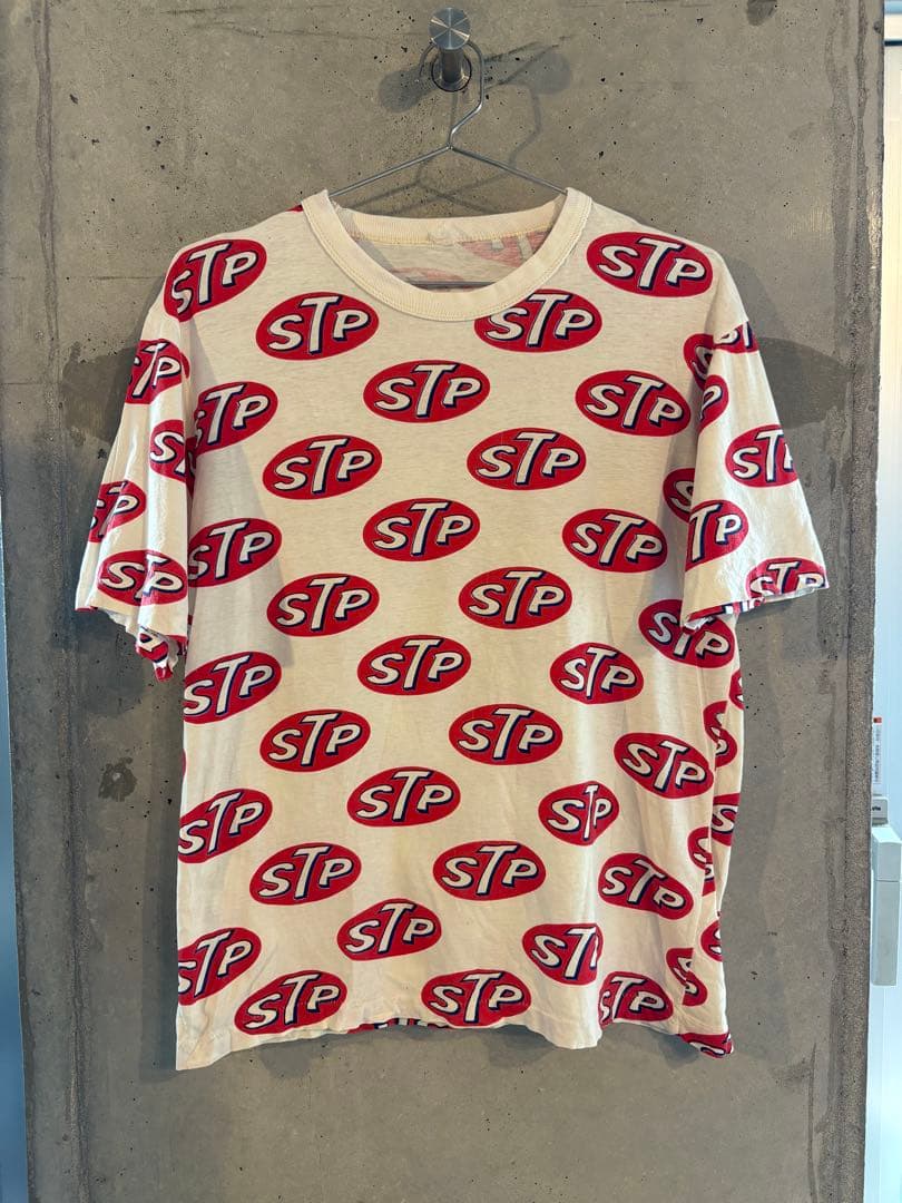 60s STP総柄　Tシャツ　Hanes ヴィンテージ
