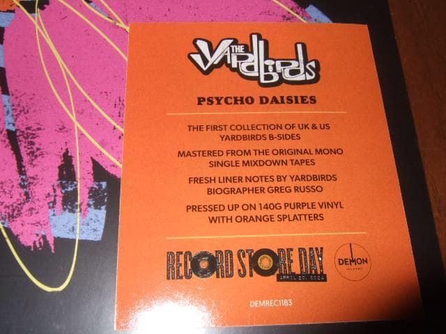YARDBIRDS,新品レコード,エリック・クラプトン,ジェフ・ベック