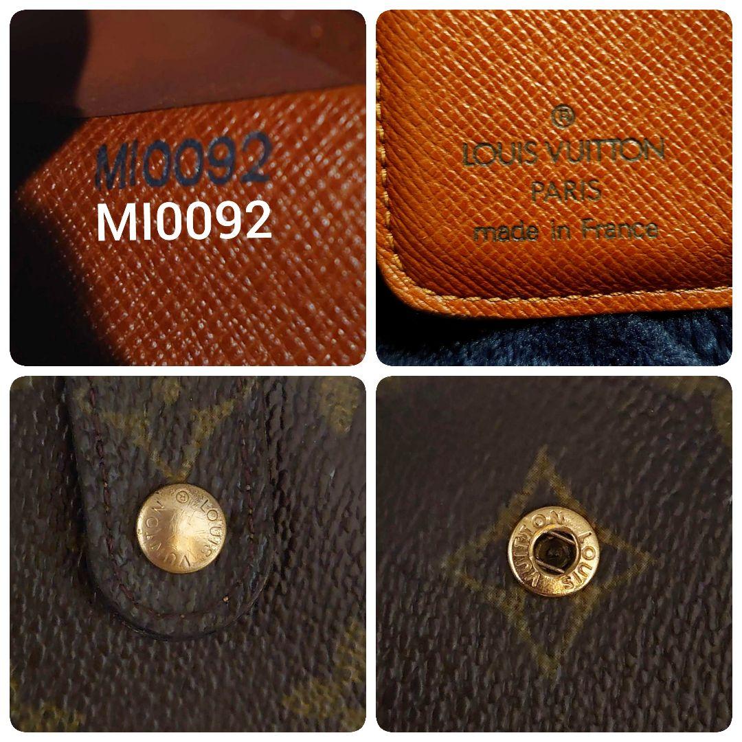 LOUIS VUITTON ルイヴィトン コンパクトジップ モノグラム 折り財布