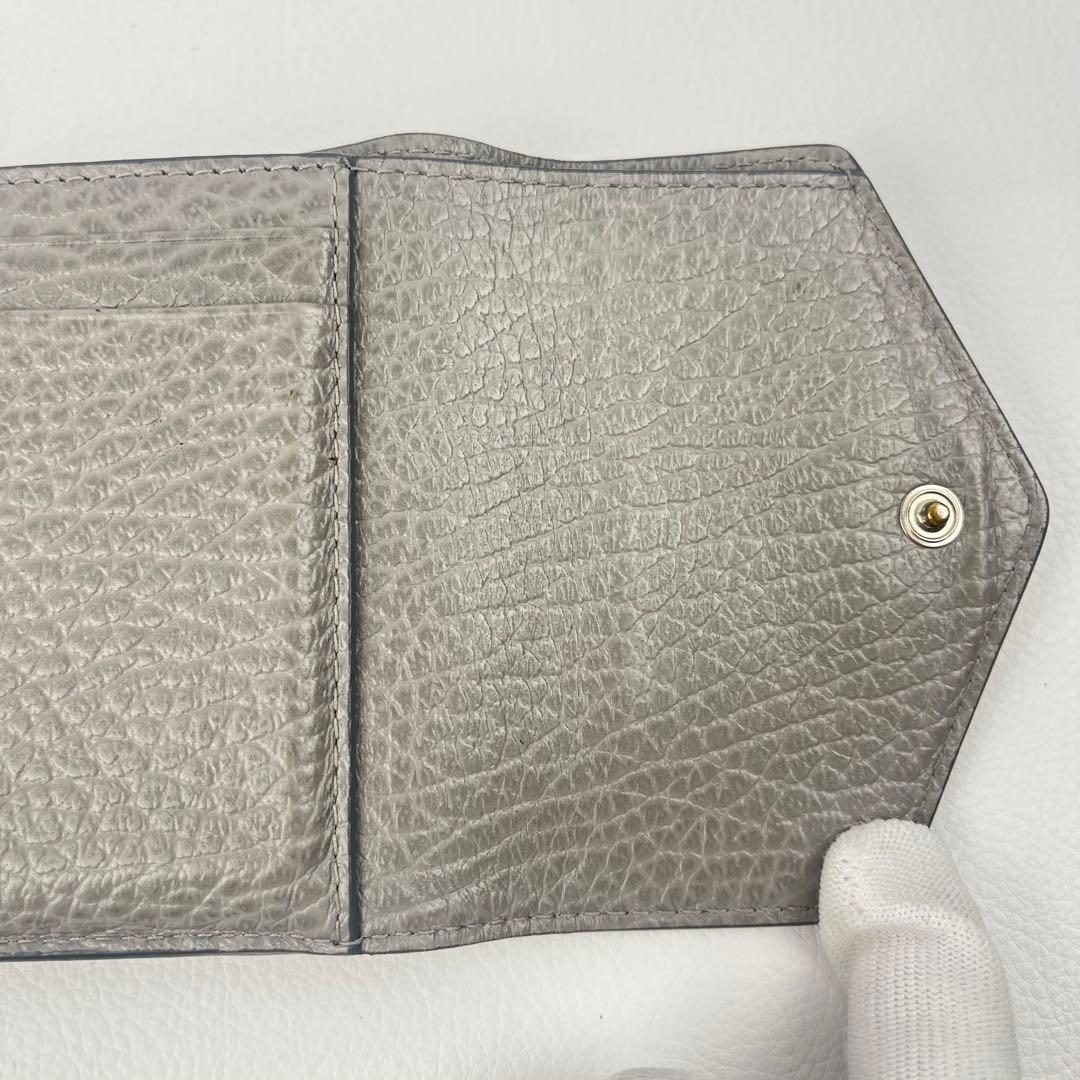 Maison Margiela 二つ折り財布 ステッチ コンパクト レザー