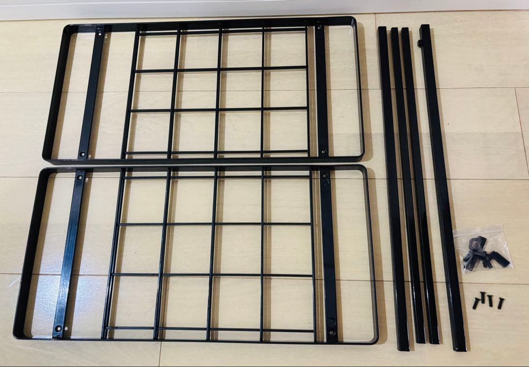 tower シンク上伸縮システムラック　(ブラック)