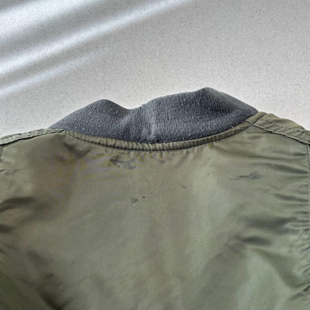 USA製 ALPHA INDUSTRIES ma-1 XL 90s 短丈