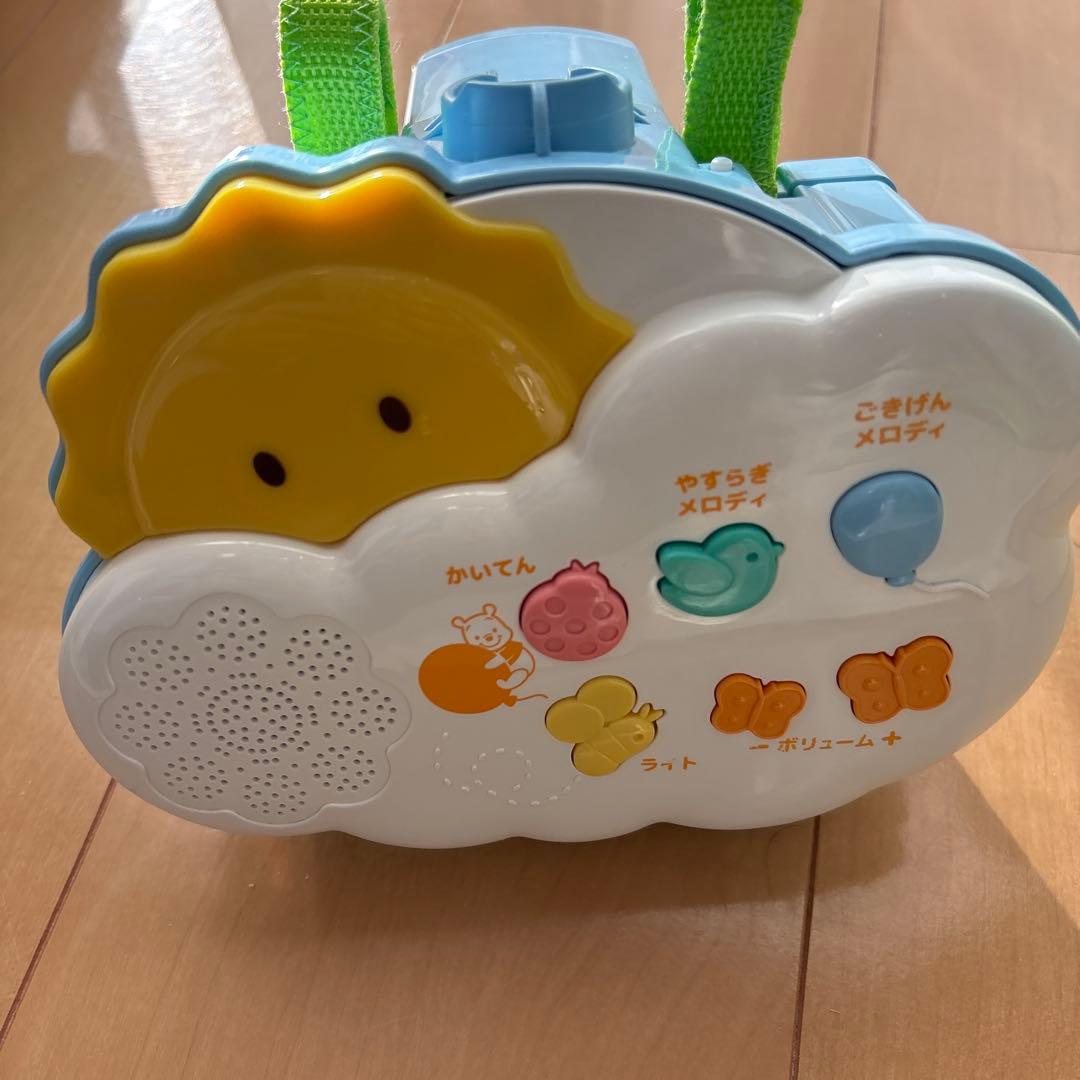 【美品】プーメリーくまのプーさんえらべる回転6wayジムにへんしんメリー欠品無し