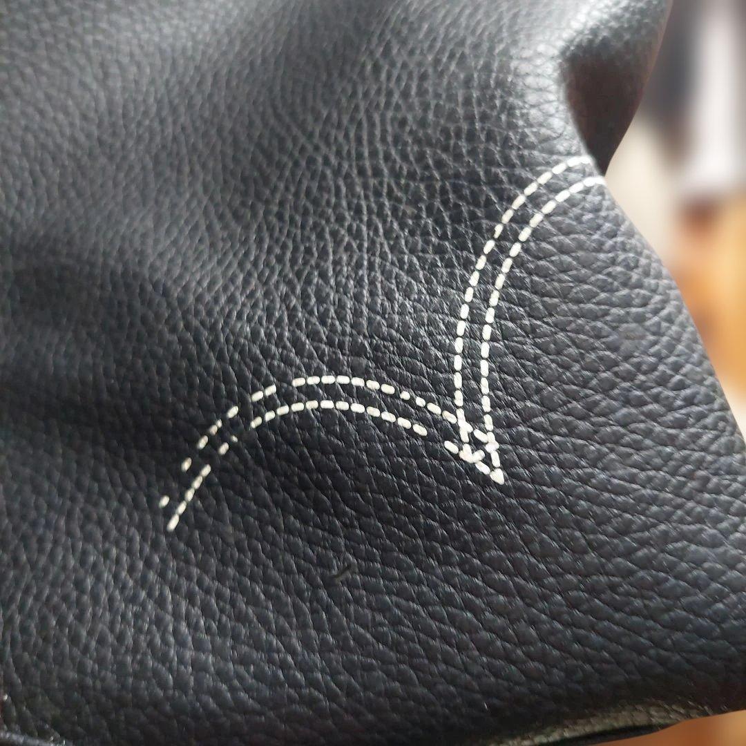 90s レトロ Levi's ブラック PUレザー 合成皮革 ボストンバッグ