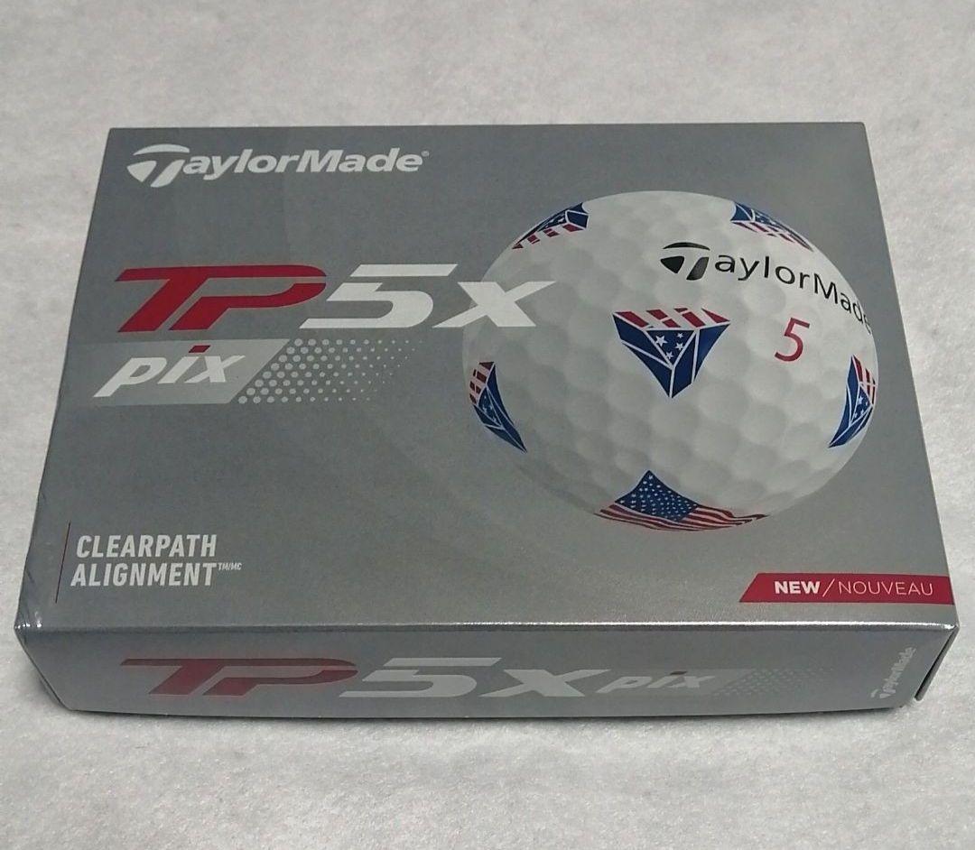 テーラーメイド ゴルフボール New TP5x Pix USA モデル