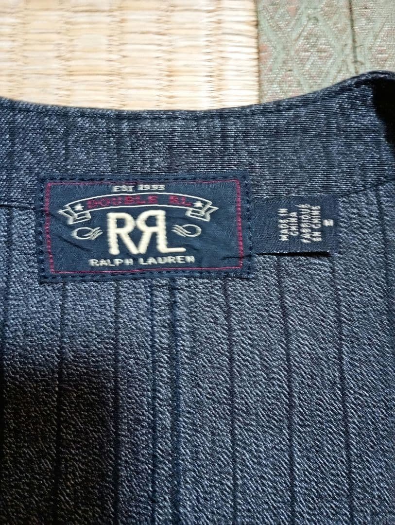 RRL ジャスペ　ごま塩　杢　スミクロ　ベスト　デップ　ボルチモア
