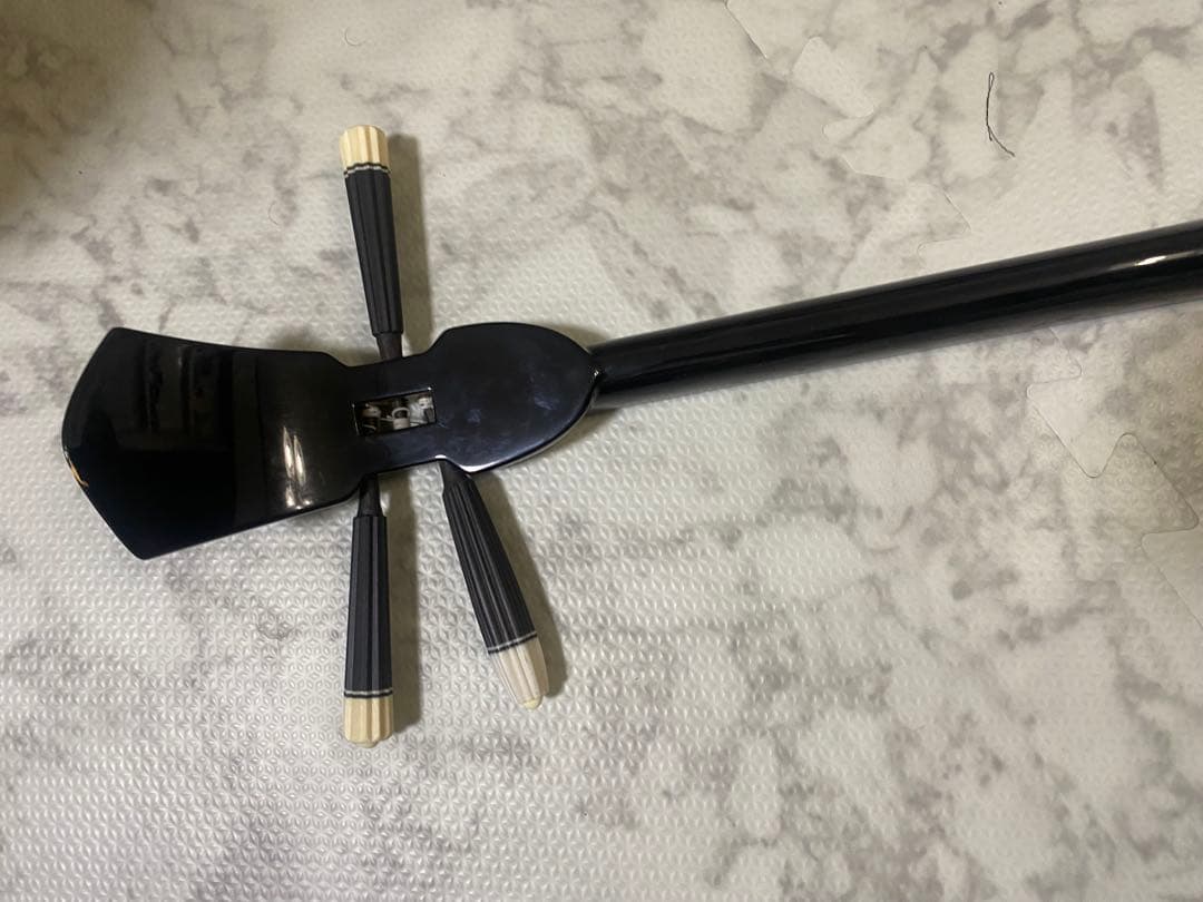【美品】沖縄三線 人工皮 蛇柄 人工三線へび柄 楽器 民族楽器　パイソン　琉球