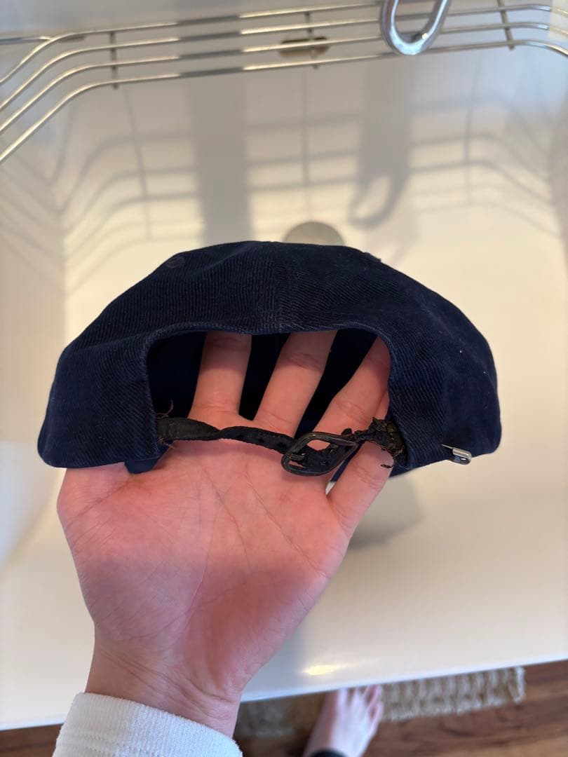 Supreme Classic Logo 6-Panel ネイビー 18ss