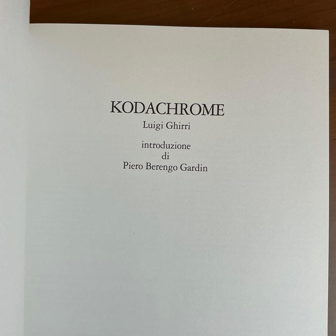 Kodachrome Luigi Ghirri ルイジ・ギッリ