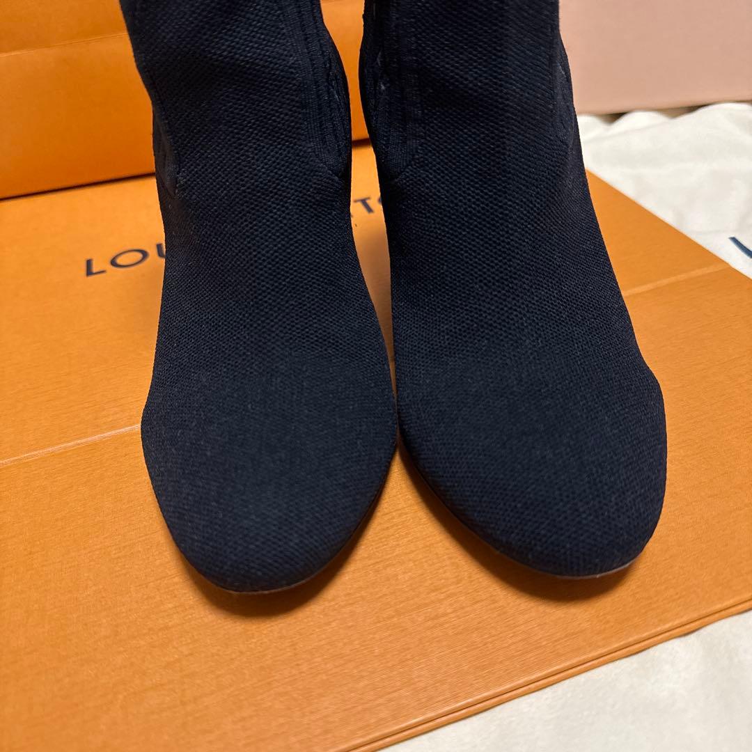 専用　Louis Vuitton ブラック ニットブーツ