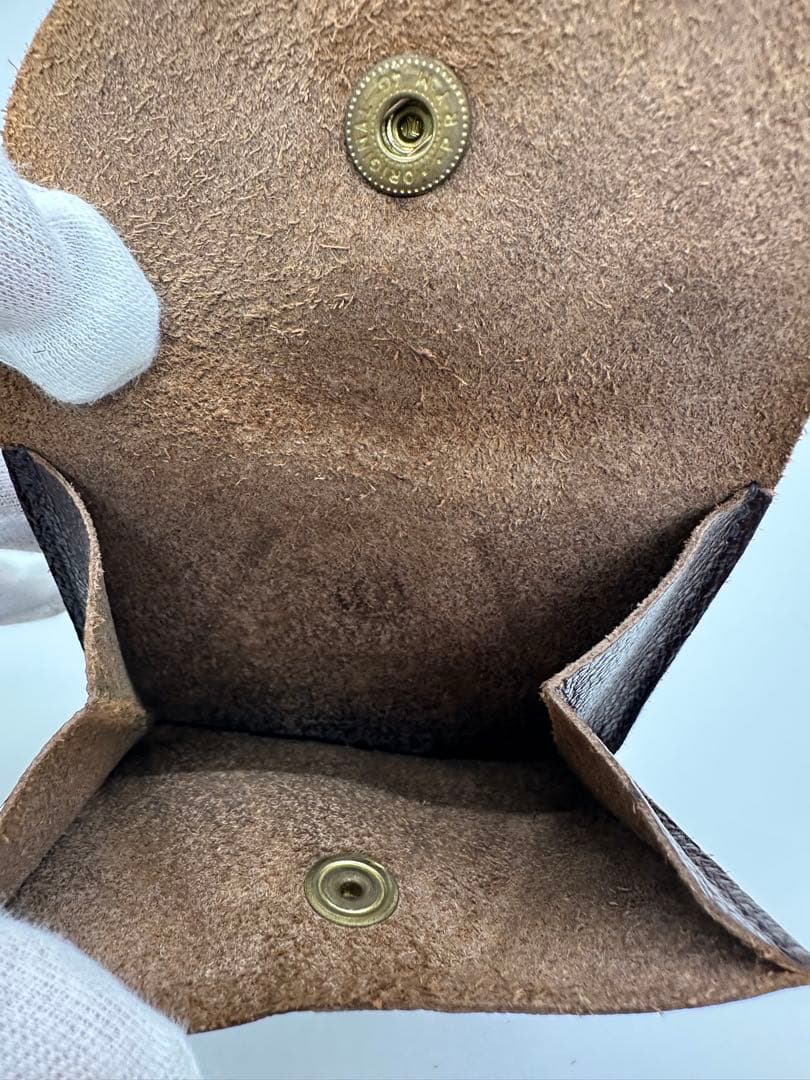 IL BISONTE 二つ折り財布 ダークブラウン