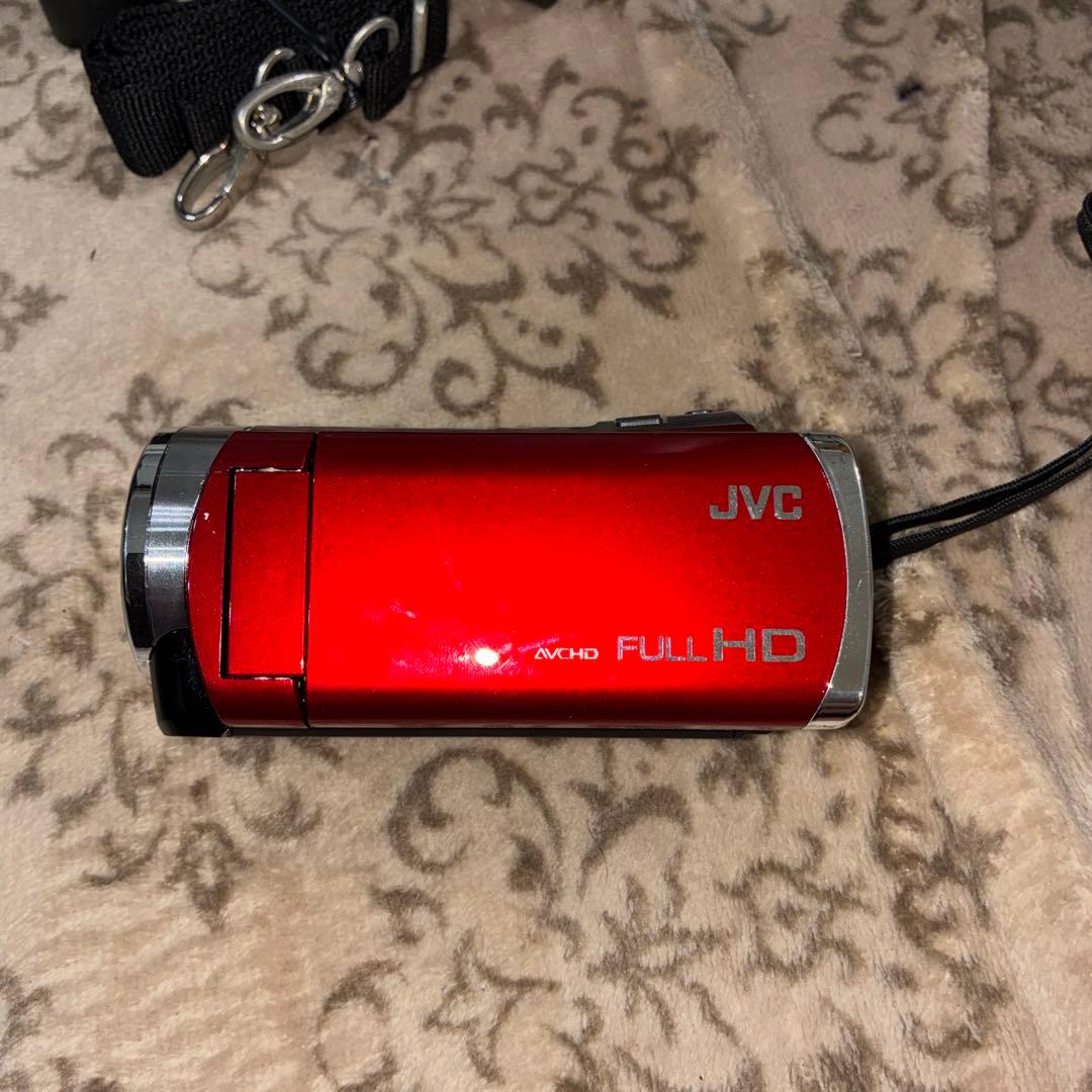 【送料込】JVC Everio ビデオカメラ FULL HD GZ-E600-R