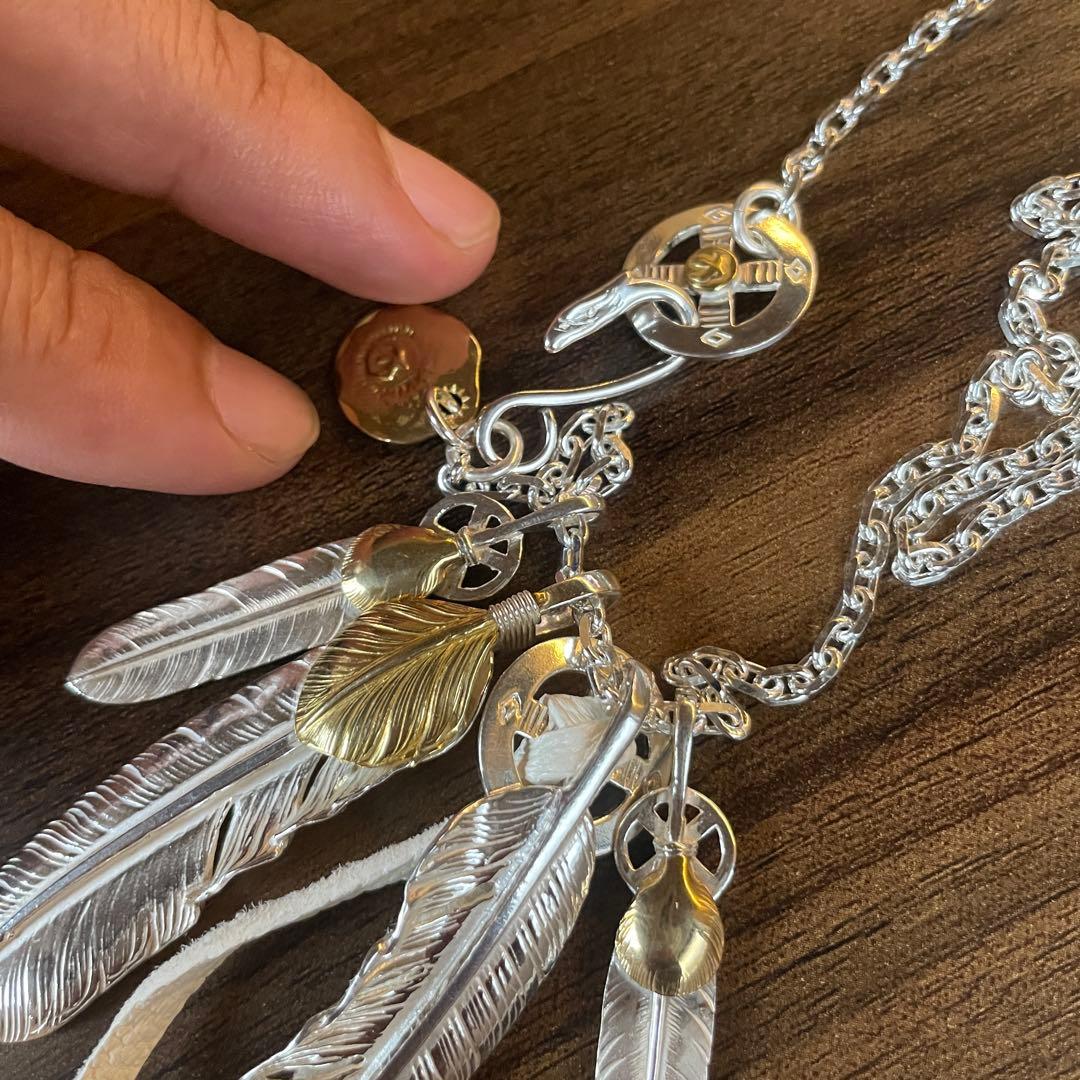 キムタク フェザー セット ネックレス アクセサリー ハンドメイド ノーブランド
