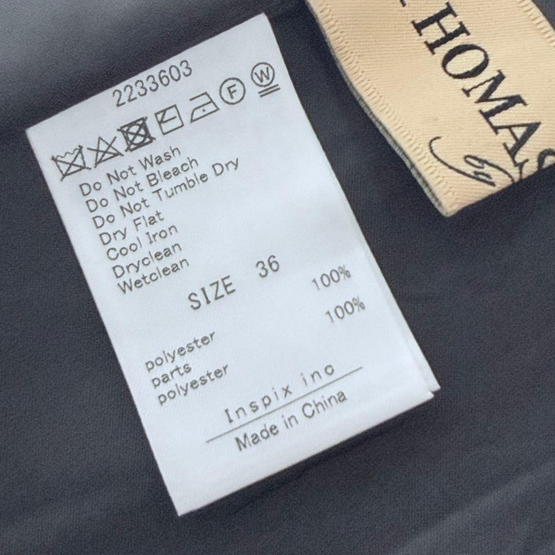 THOMAS MAGPIE 完売人気 プリーツスカート 36 ブラック 美品