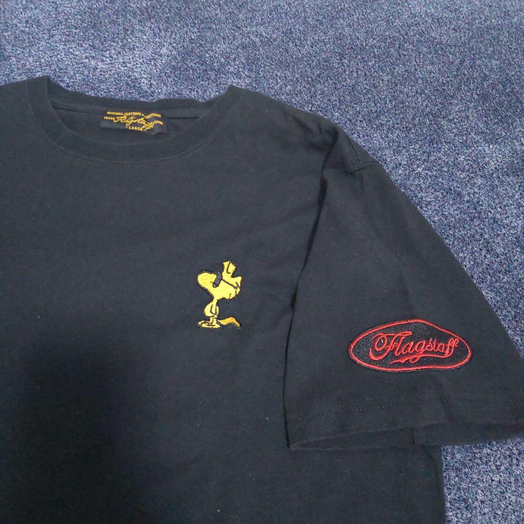 Vanson＆Peanuts Motorcycles Tシャツ ブラック
