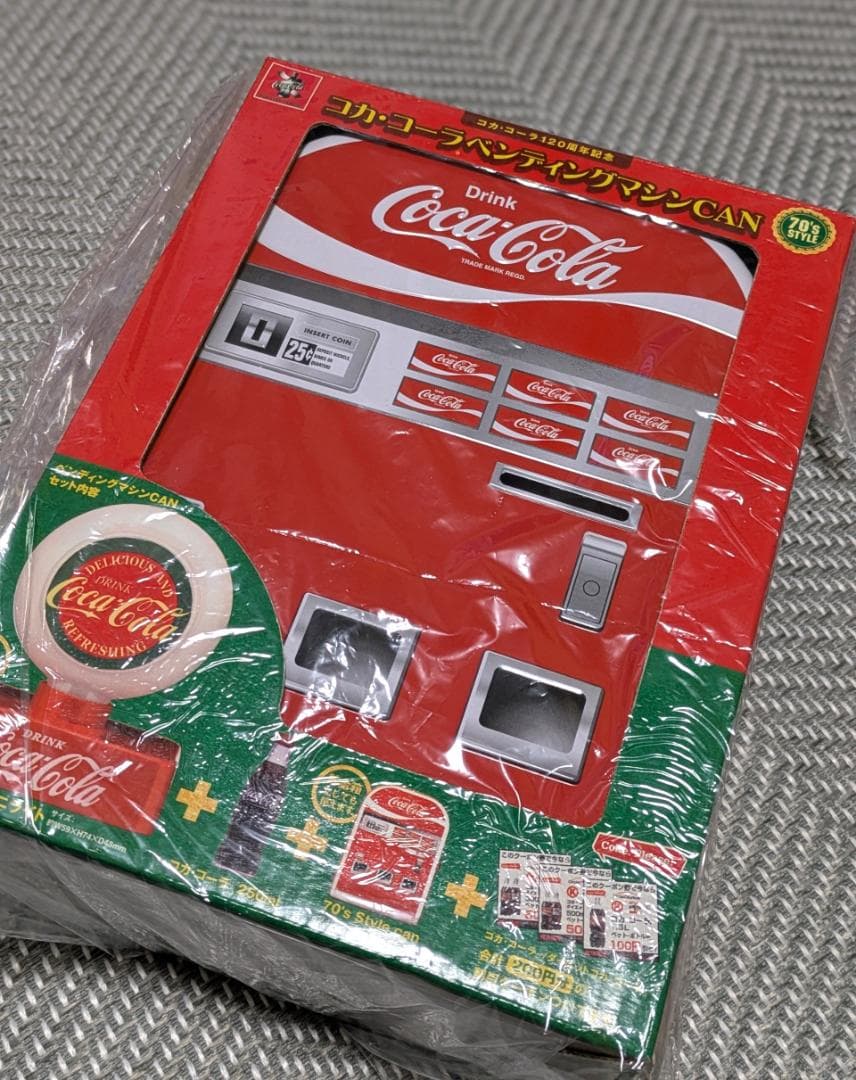 コカコーラ120周年 ベンディングマシンCAN 未開封4種セット