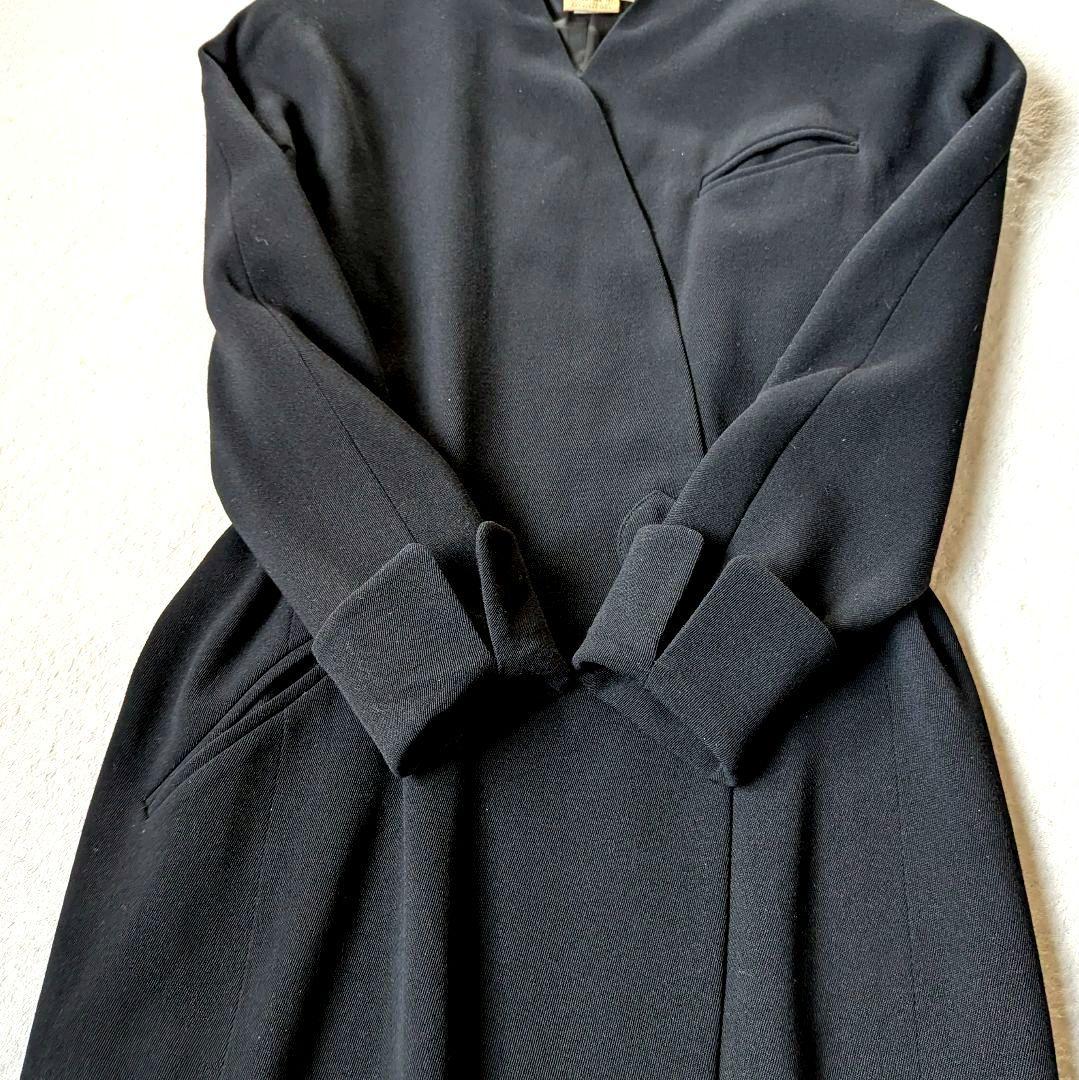 【希少】HERMES エルメス ワンピース ブラック 80’ｓ ヴィンテージ