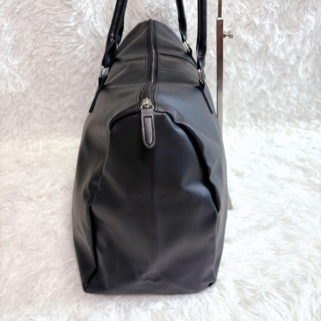 【美品】BEAMS ビジネストート バッグ ゴルフバッグ レザー ブラック A4