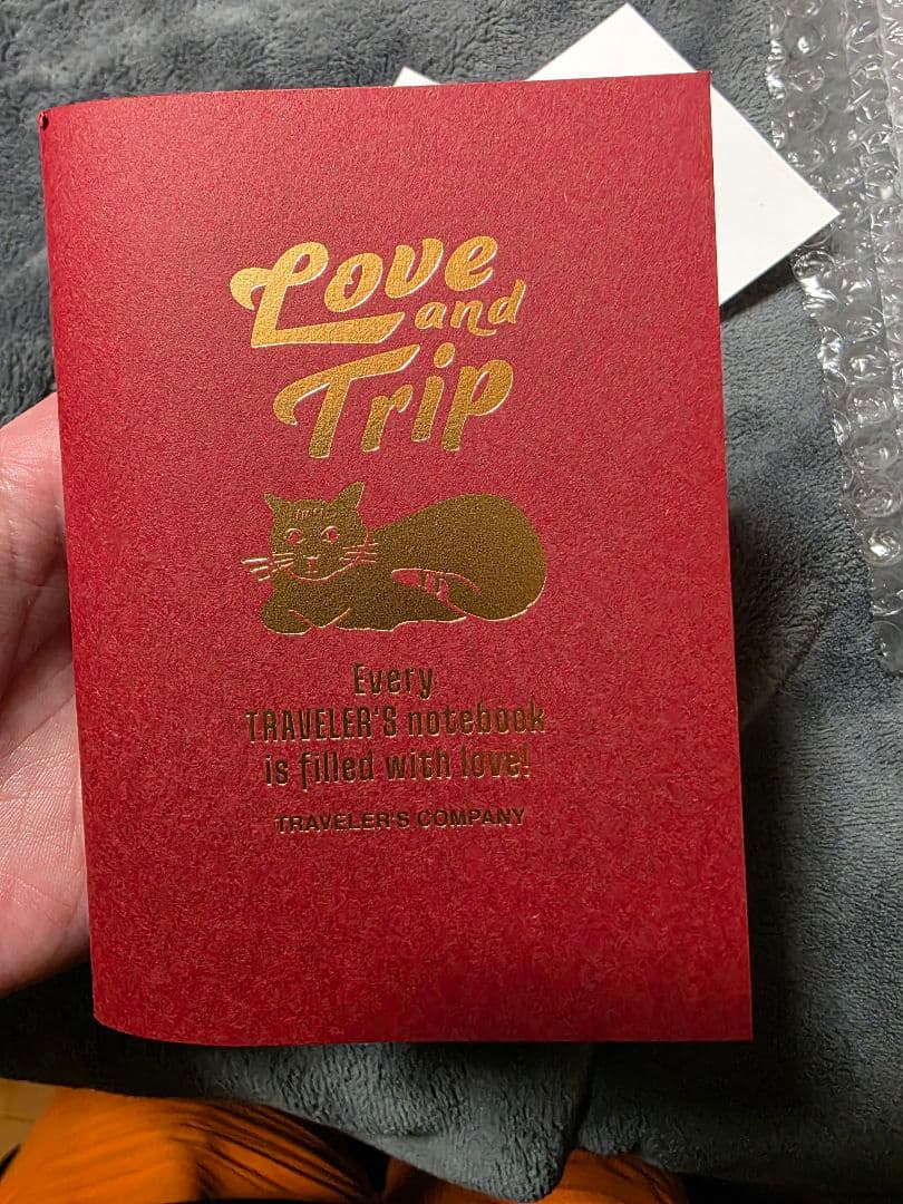 限定トラベラーズノート パスポートサイズ LOVE AND TRIP レッド