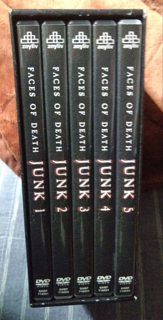 FACES OF DEATH JUNK ジャンク　死と惨劇 5巻セット