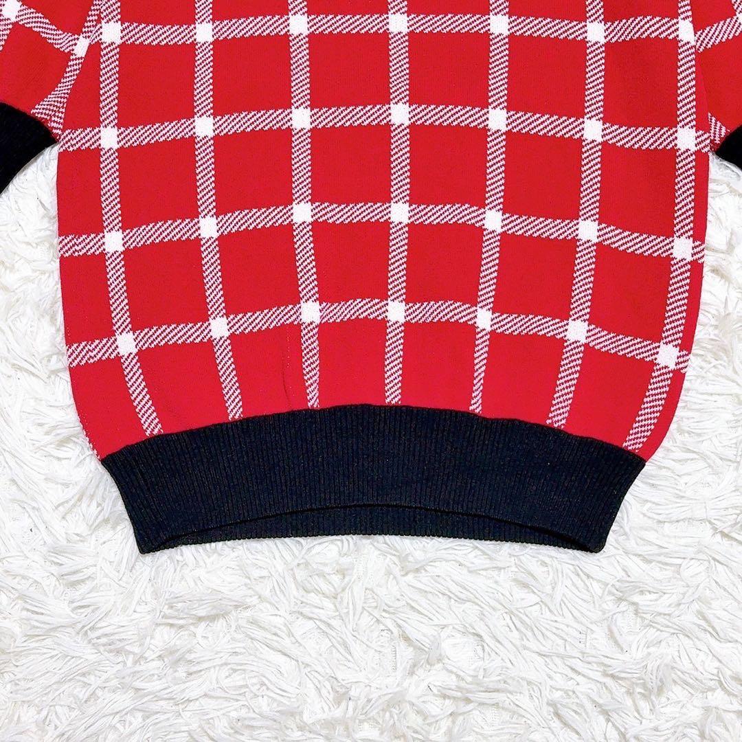 専用 極美品 レッドヴァレンティノニットポロシャツ