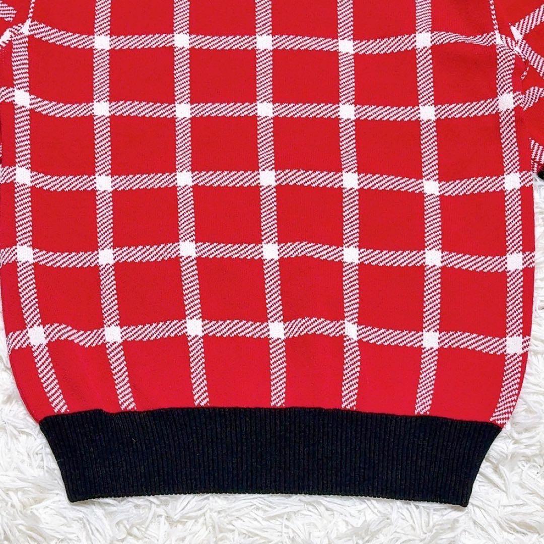 専用 極美品 レッドヴァレンティノニットポロシャツ