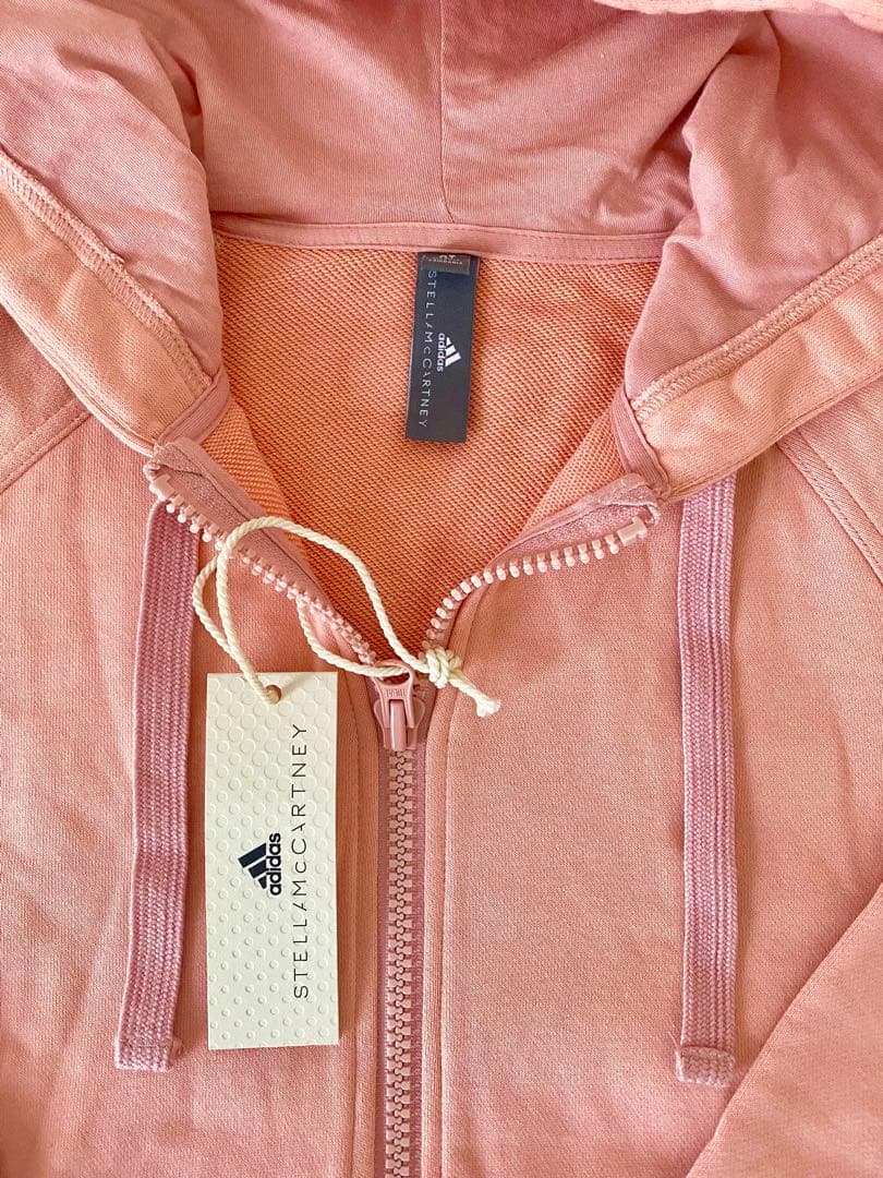 adidas Stella McCartney フード付きジャケット ピンク