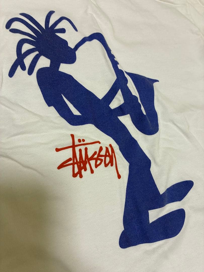 old stussy 90s 紺タグ ジャズマン Tシャツ