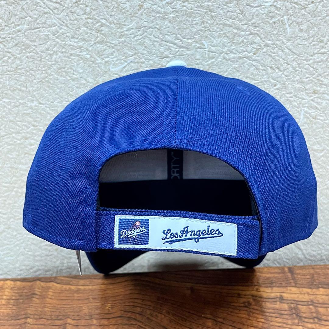 新品未使用　ドジャース　大谷翔平　サイン刺繍　ニューエラ 希少　キャップ　ブルー