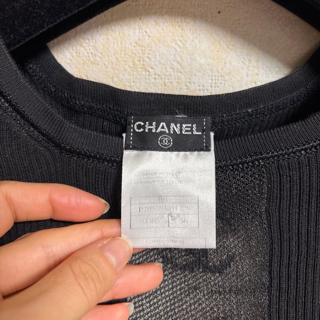 激レア CHANEL シースルーTシャツ